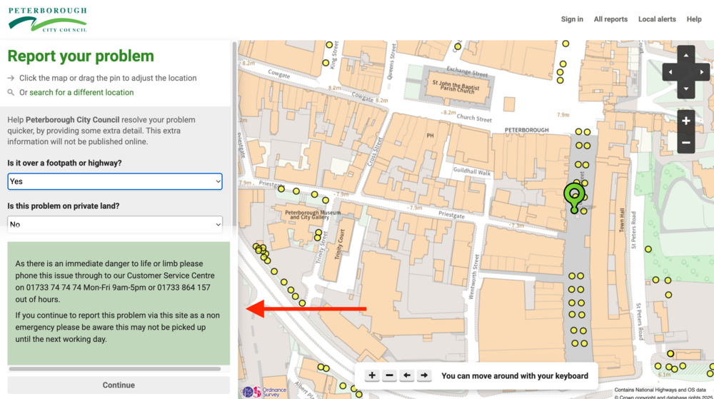 Messages can be displayed at various points within the reporting workflow